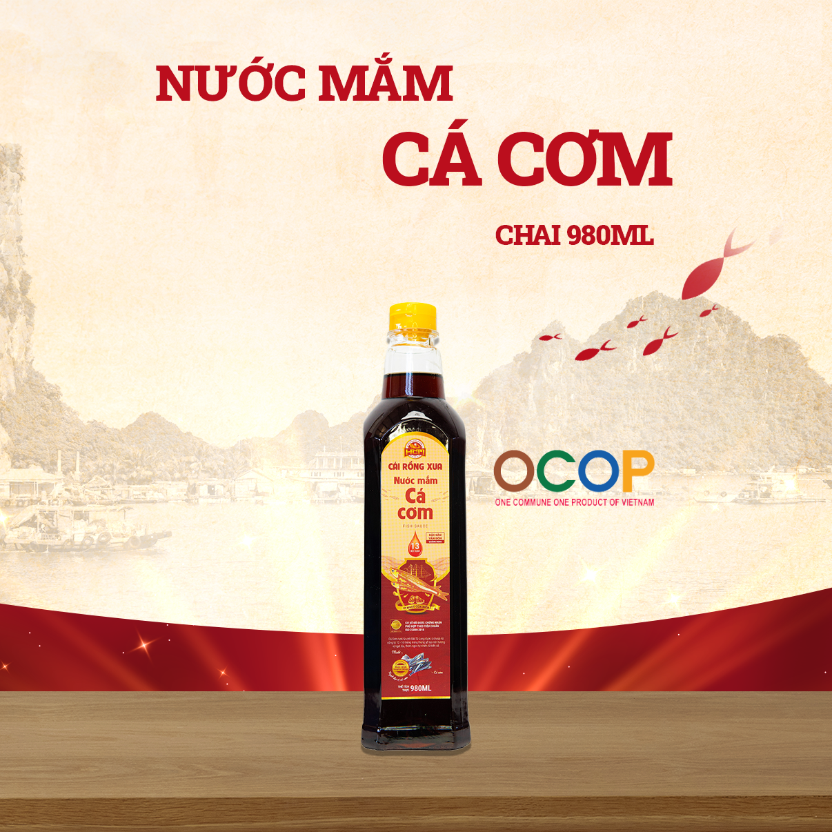 Nước Mắm cá cơm 13 Độ Đạm